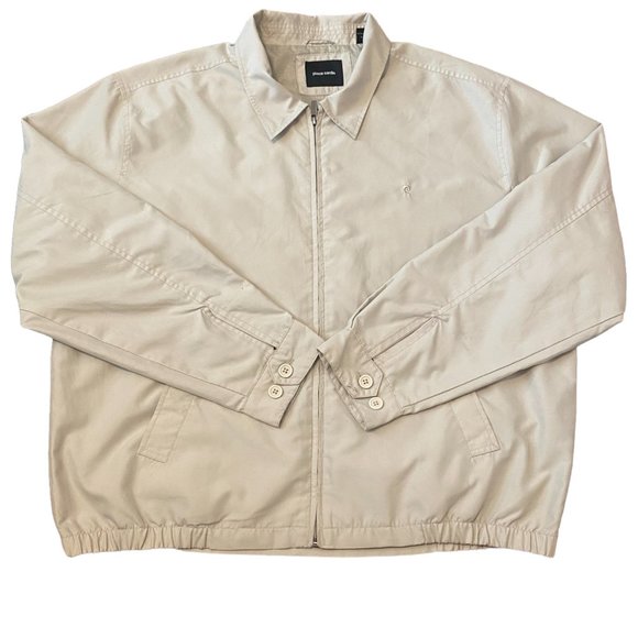 Vintage Pierre Cardin Men's Tan Zip-Up Jacket, Lightweight, Classic Design M-XL - Picture 3 of 8